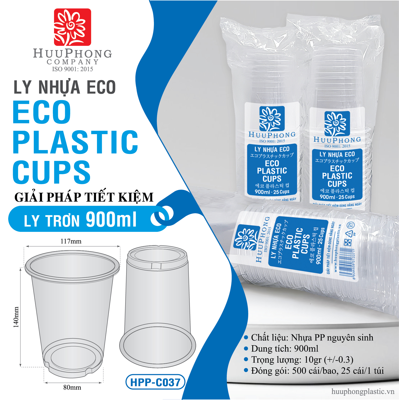 LY TRƠN 900ml - ECO